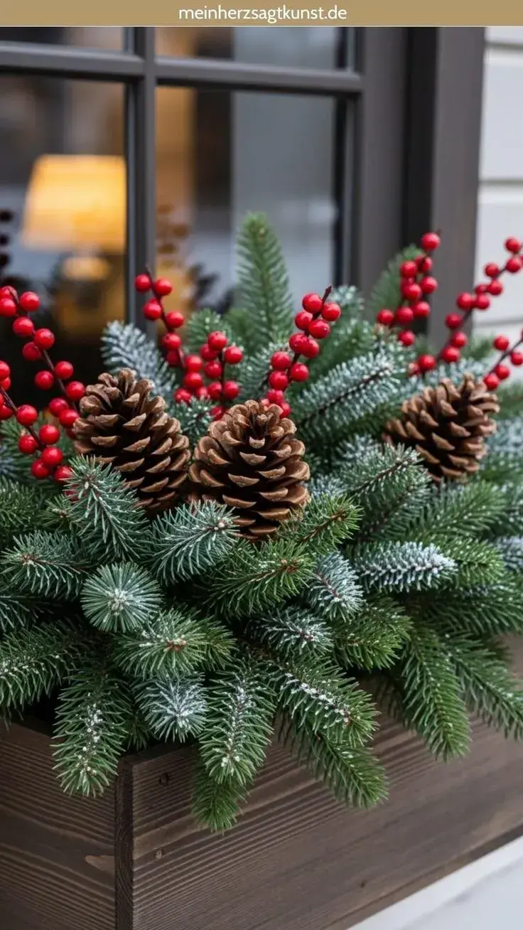 Vánoční truhlíky