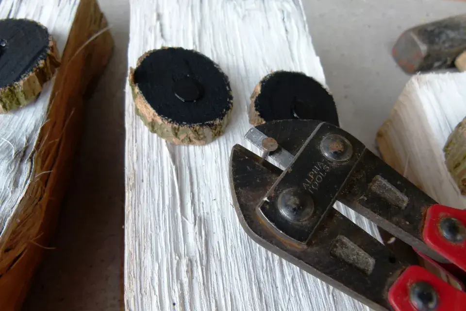 sněhulák ze dřeva