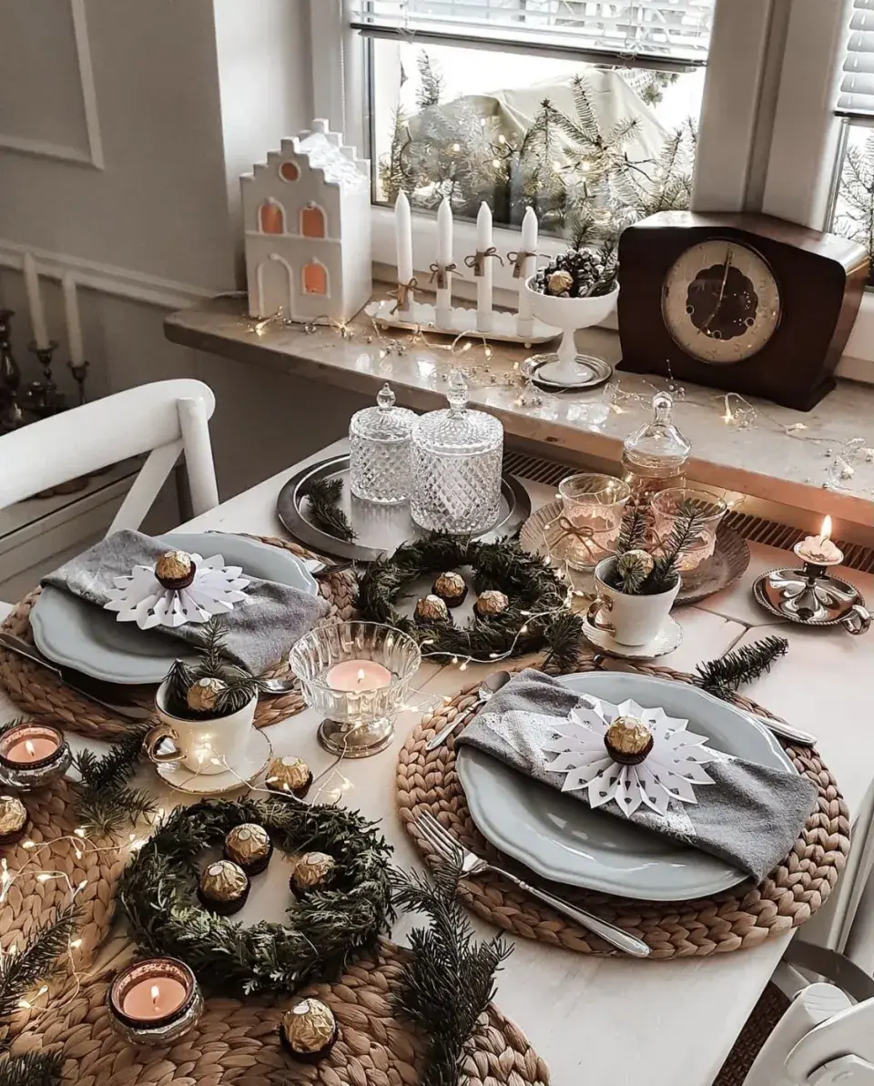 Slavnostně prostřený stůl 