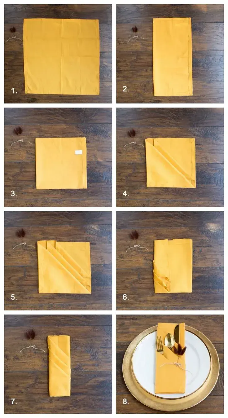 Prostírání na štědrovečerní tabuli