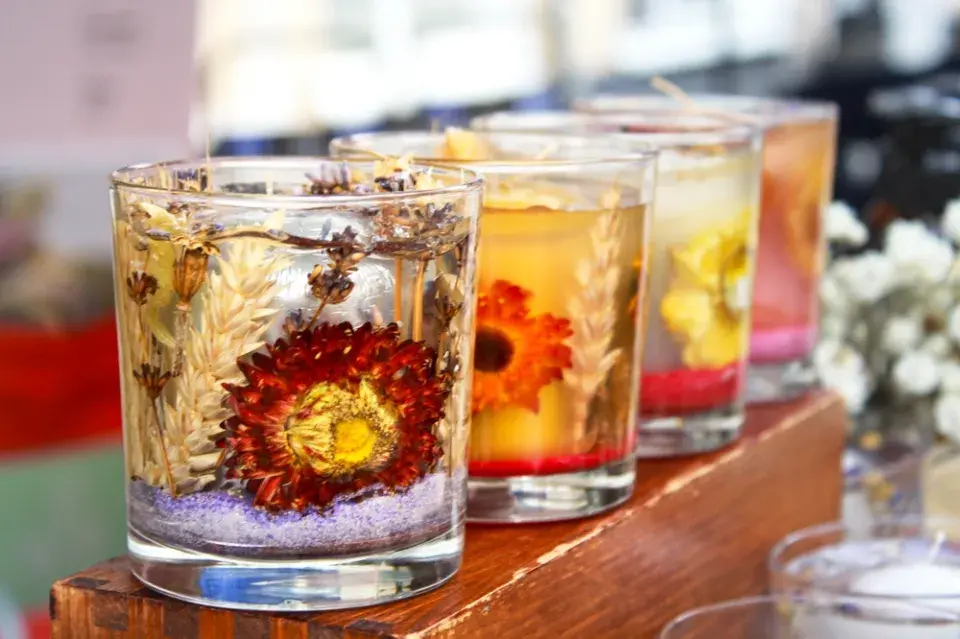 Vánoční dekorace z bylinek