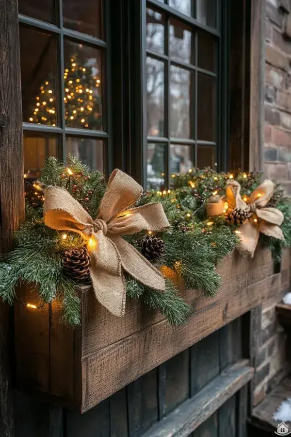 Vánoční truhlíky