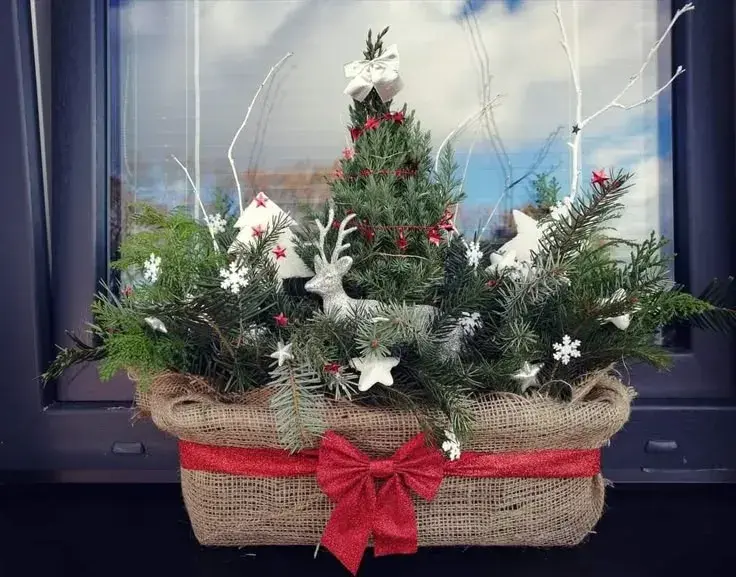 Vánoční truhlíky