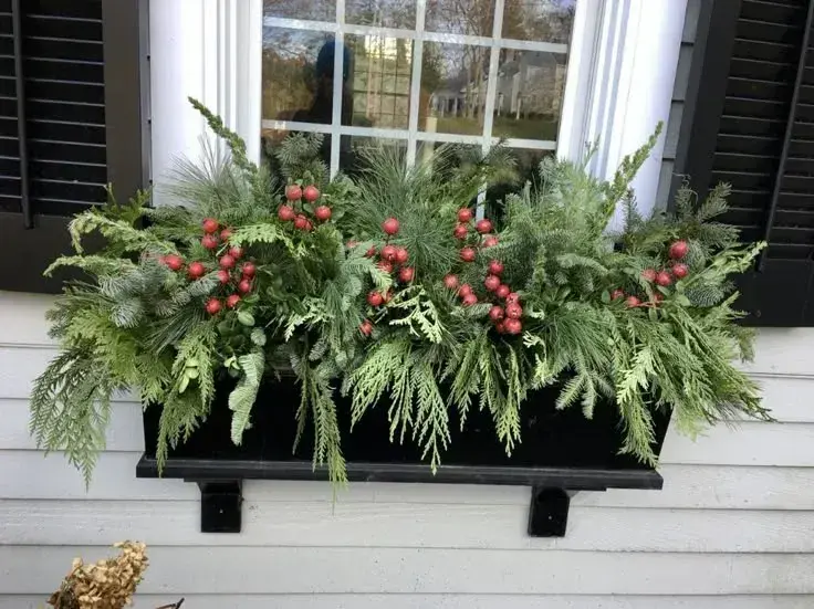 Vánoční truhlíky