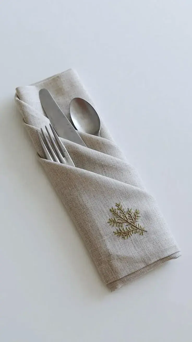 Prostírání na štědrovečerní tabuli