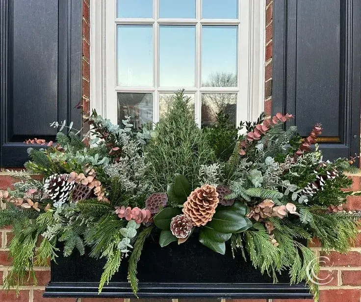 Vánoční truhlíky