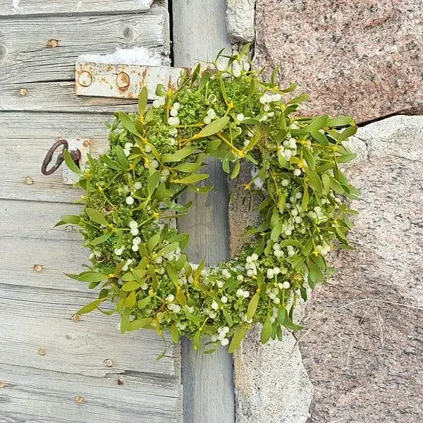 Vánoční věnec na dveře 