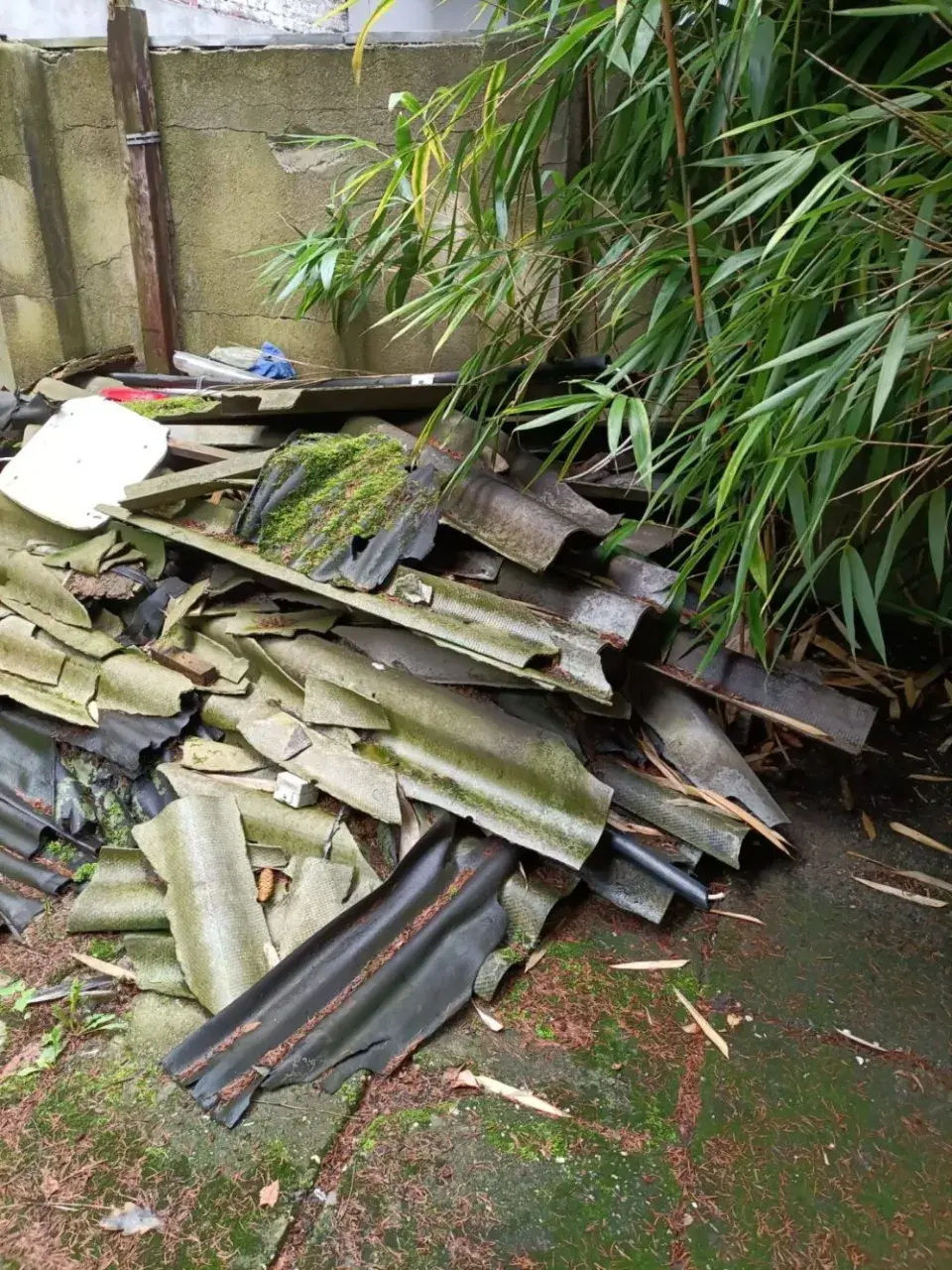 Eternitová střecha na staré kůlně může představovat velké zdravotní riziko