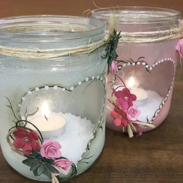 Valentýnský svícen 