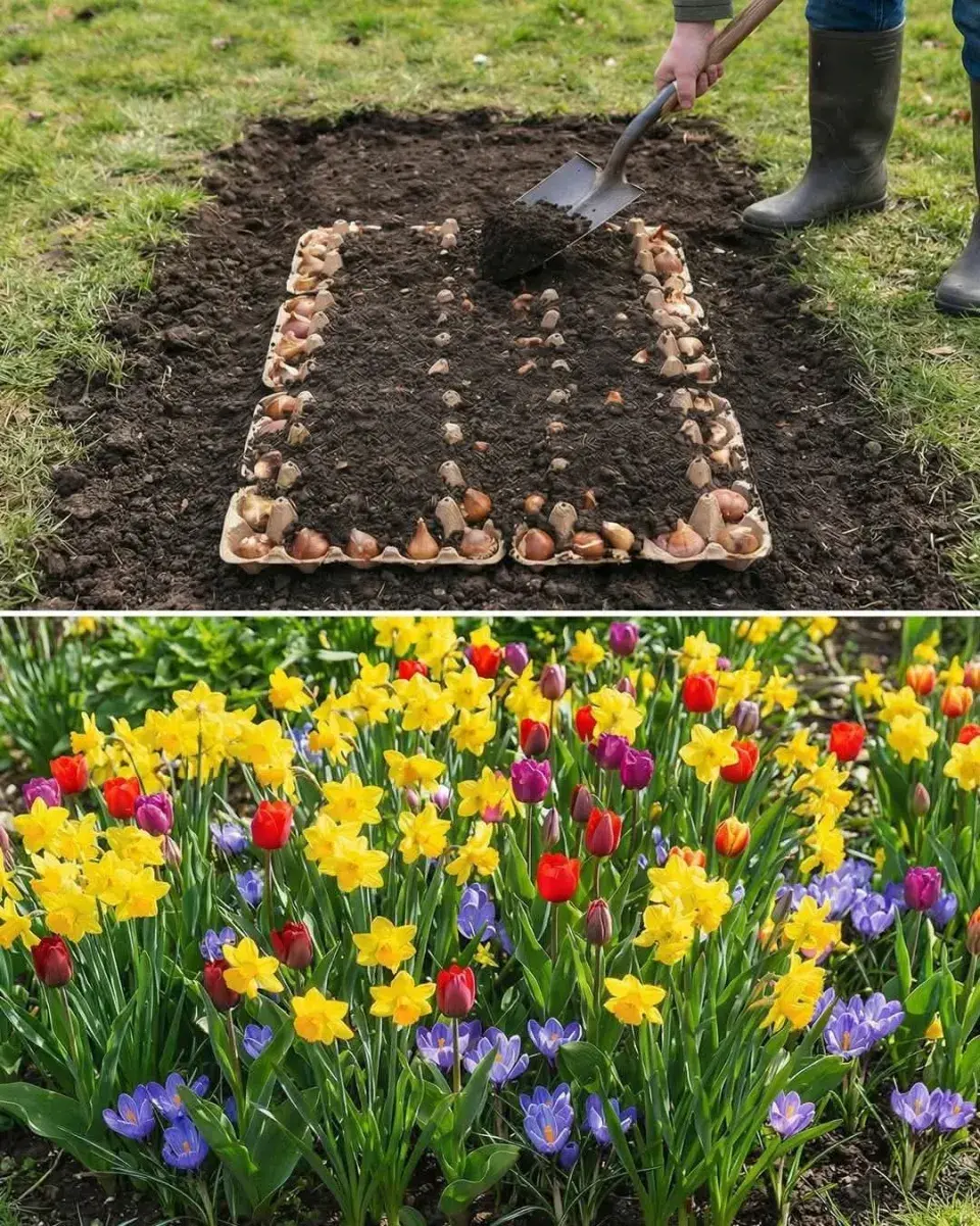 Netradiční sázení cibulovin a cibulové mísy promění vaši zahradu v malý ráj