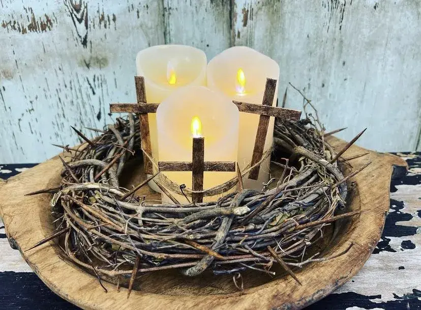 Jedna z mála dekorací 