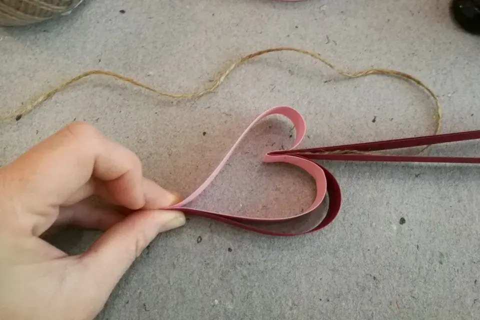 valentýnská dekorace