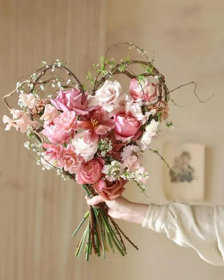 Květiny na Valentýna