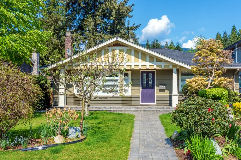 Předzahrádka u domu 