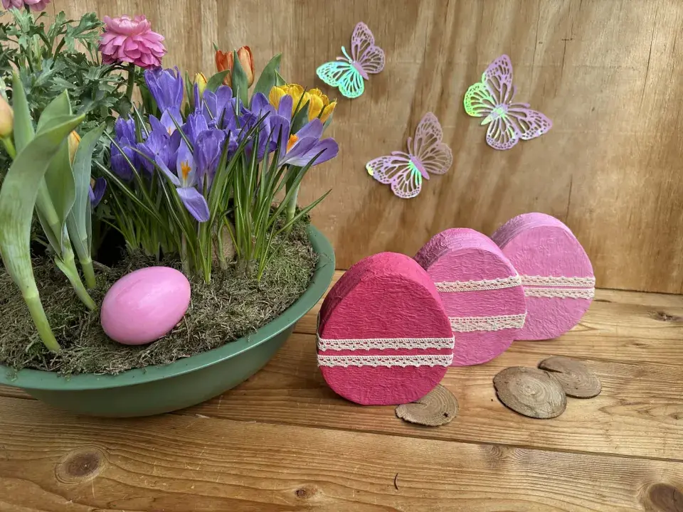 DIY kraslice z kartonu