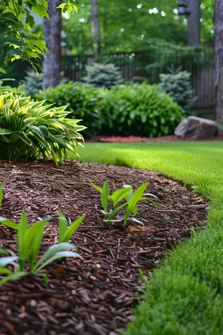 Oddělení záhonu od trávníku