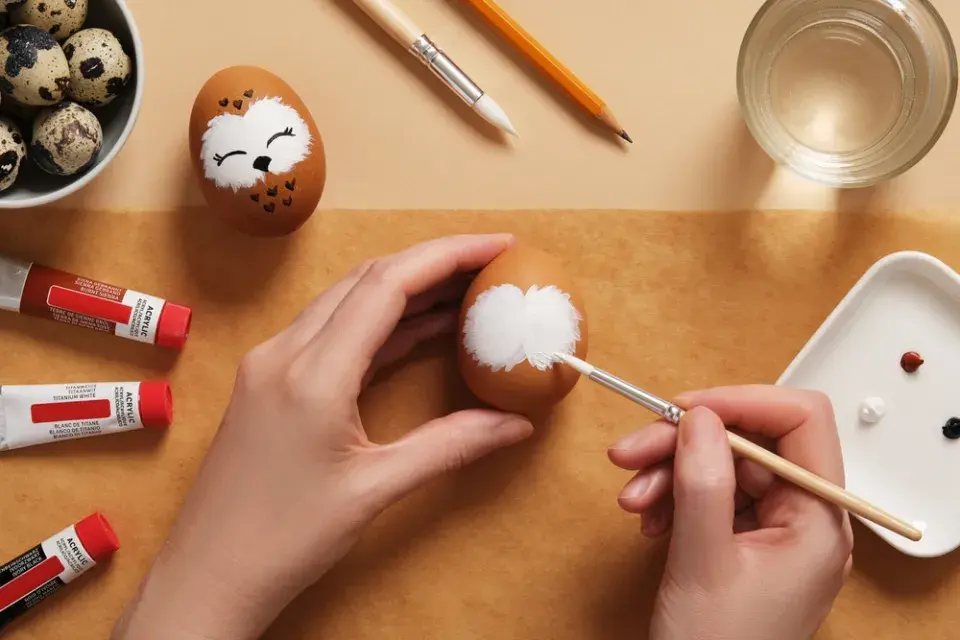 velikonoční sovičky DIY