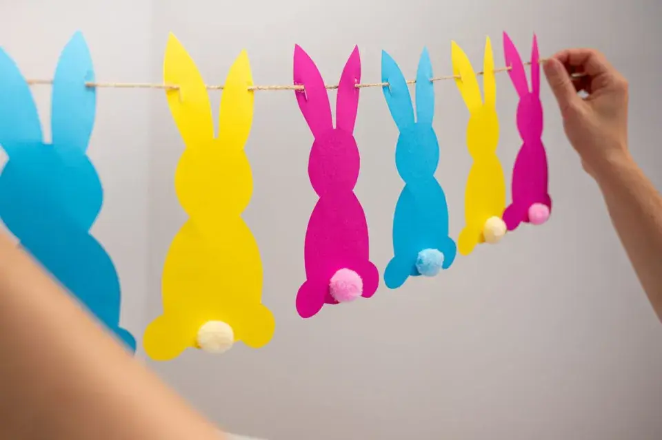 Zaječí girlanda: Nejkrásnější nápady pro velikonoční výzdobu