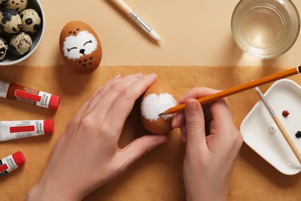 velikonoční sovičky DIY