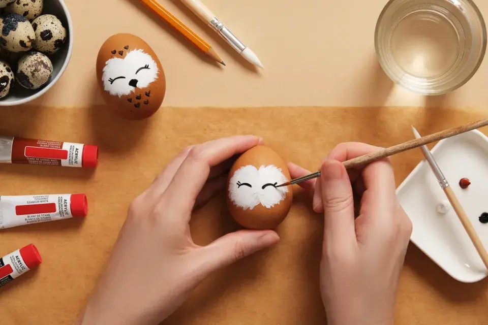 velikonoční sovičky DIY