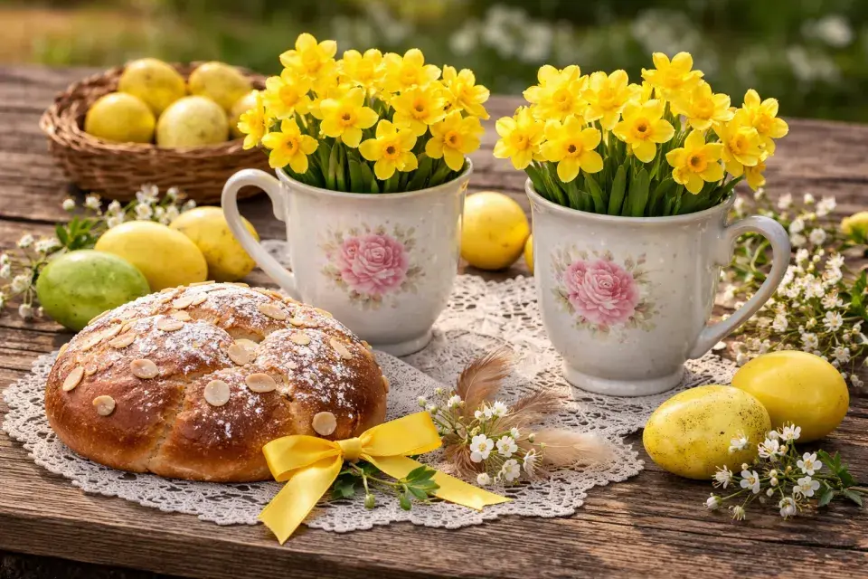žluté Velikonoce
