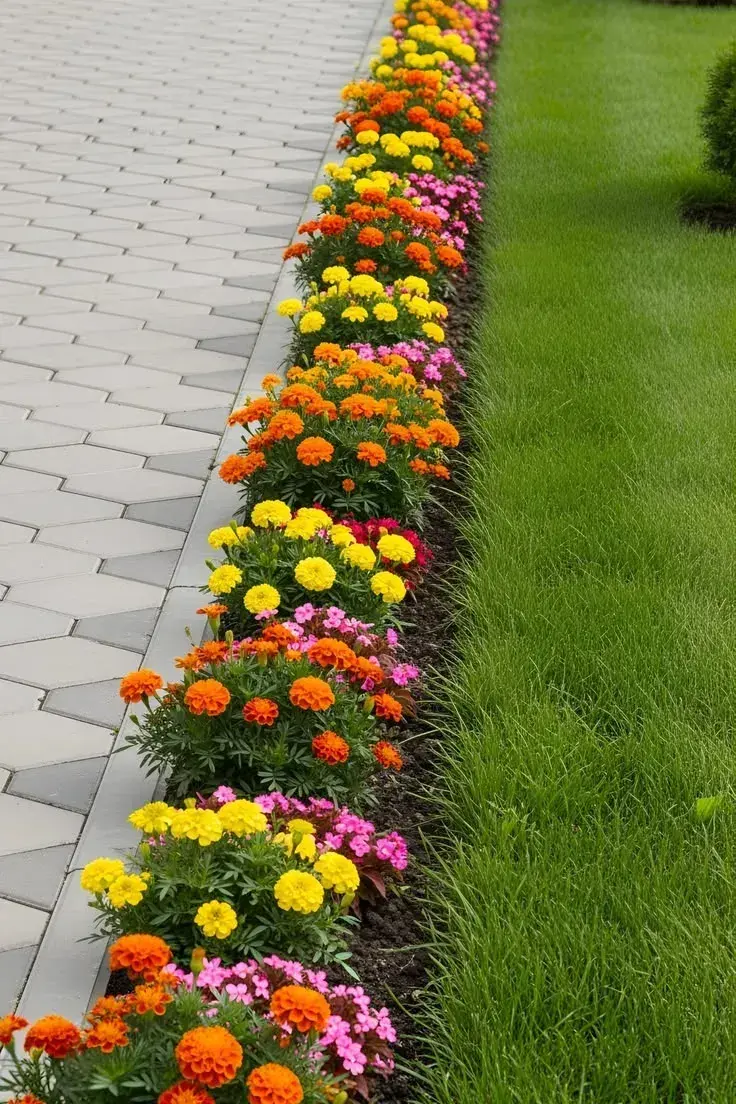 Oddělení záhonu od trávníku