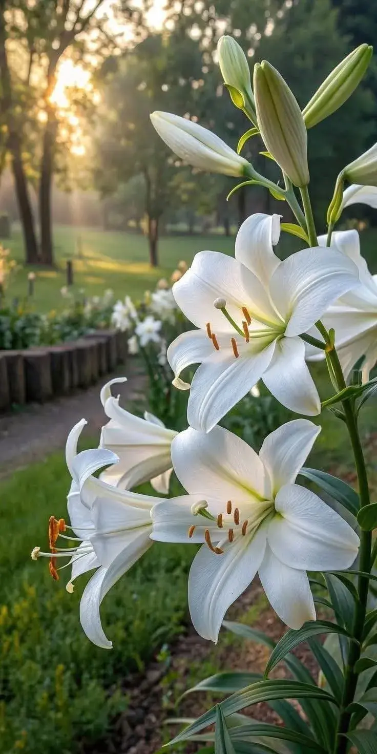 Lilie bělostná (Lilium candidum) 