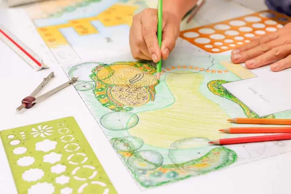 Pro návrh zahrady využijte různé pomůcky