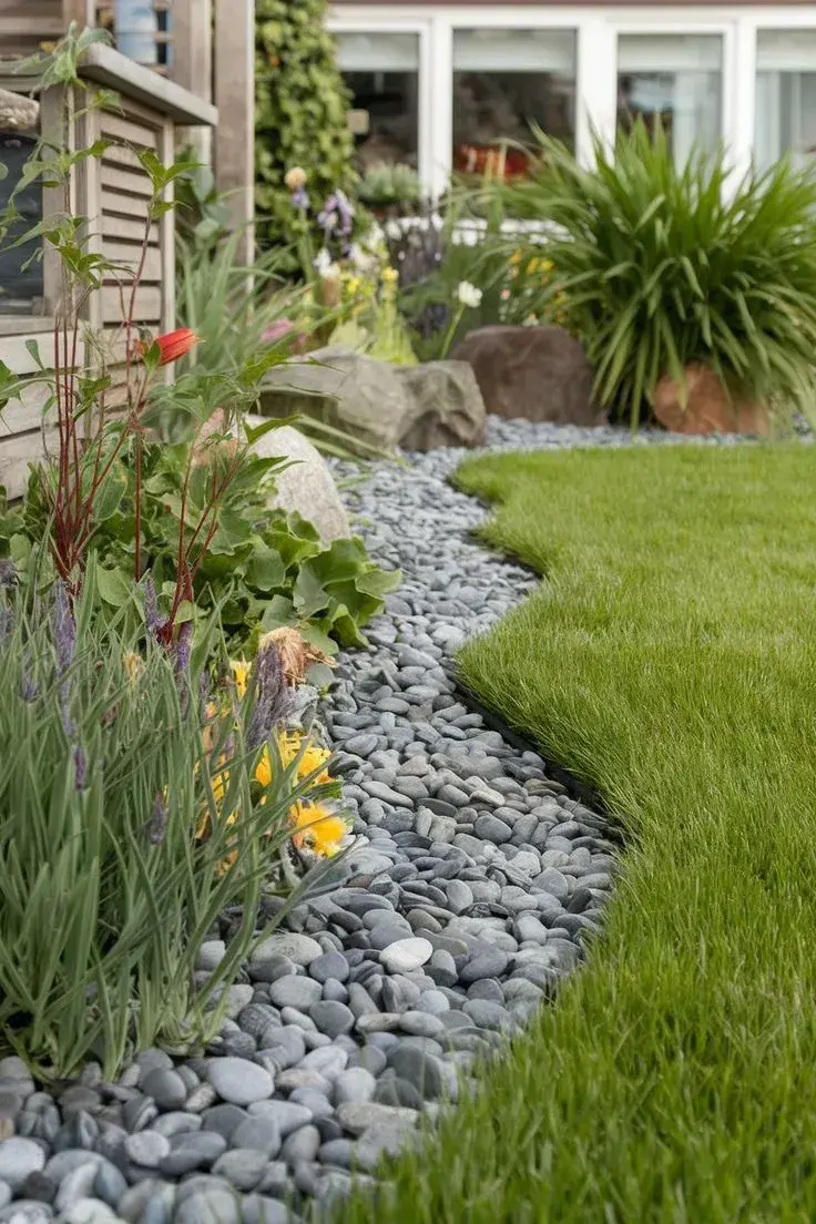 Oddělení záhonu od trávníku