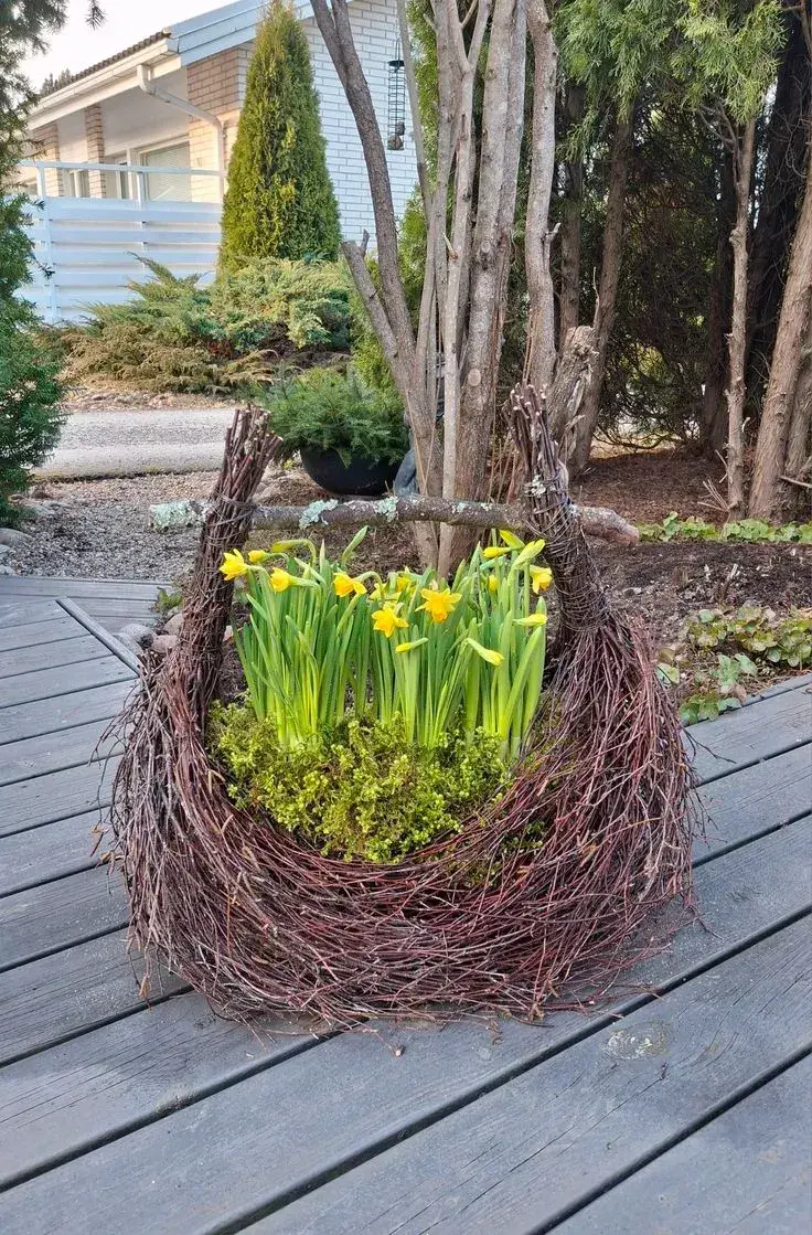 Velikonoční výzdoba zahrady