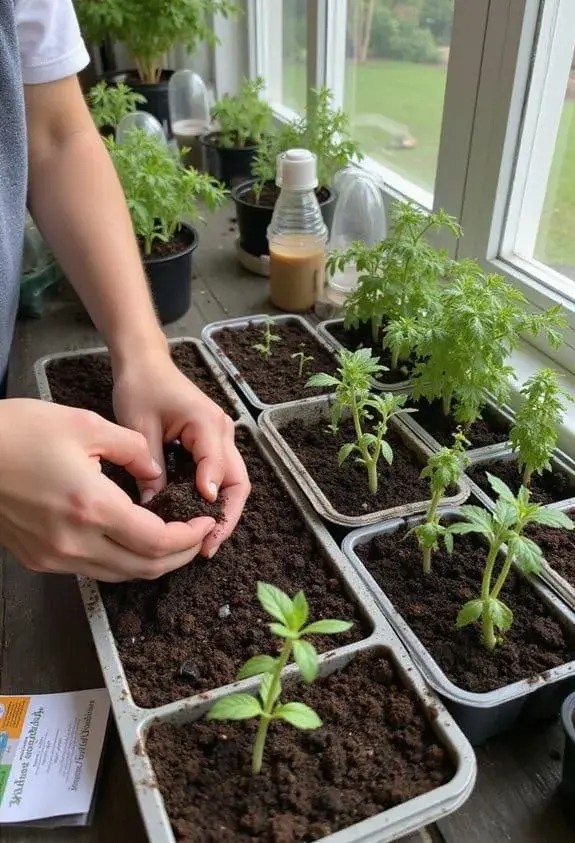 Pikýrování rajčat 