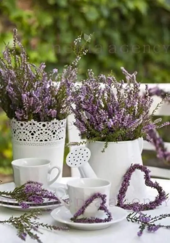 Dekorace z levandule pro romantickou terasu jako z Provence