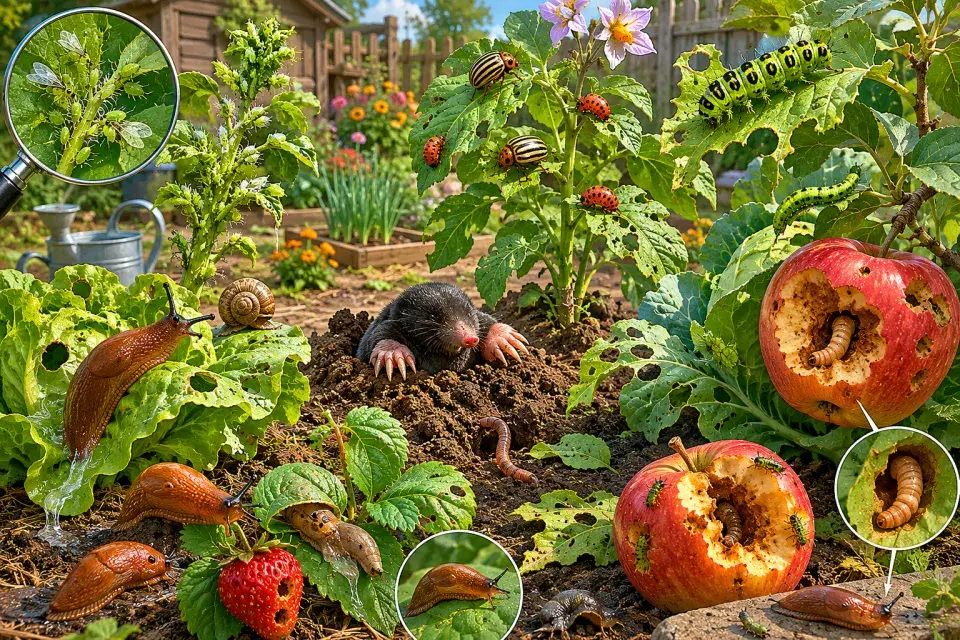 Přehled škůdců, které můžete objevit na zahradách