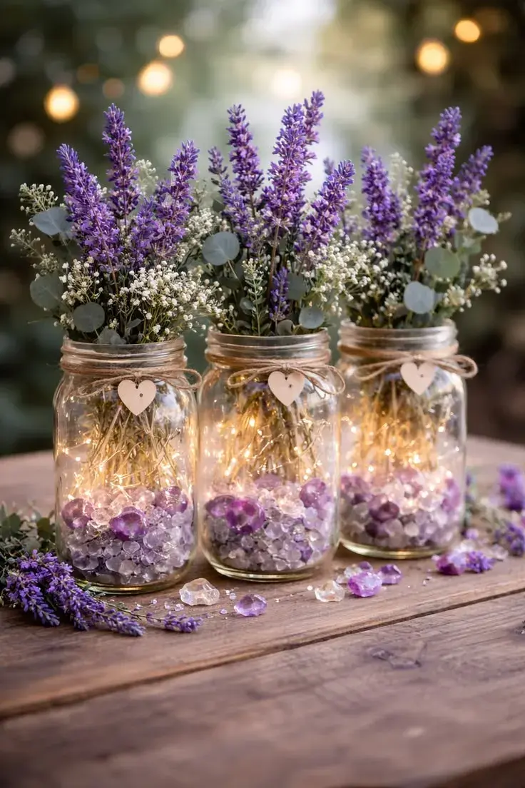 Dekorace z levandule pro romantickou terasu jako z Provence