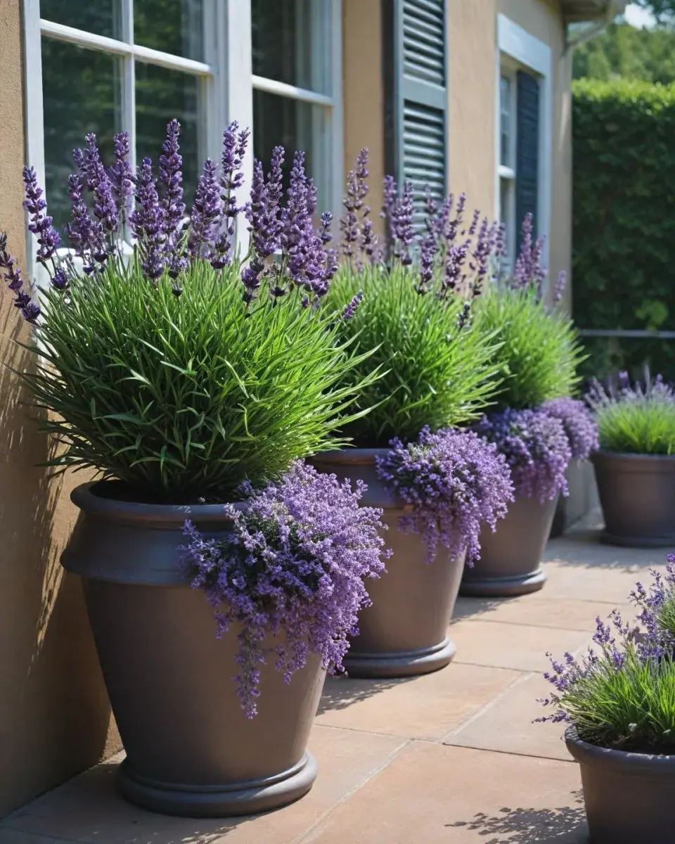 Dekorace z levandule pro romantickou terasu jako z Provence