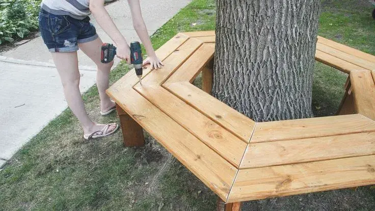 Výroba lavičky 