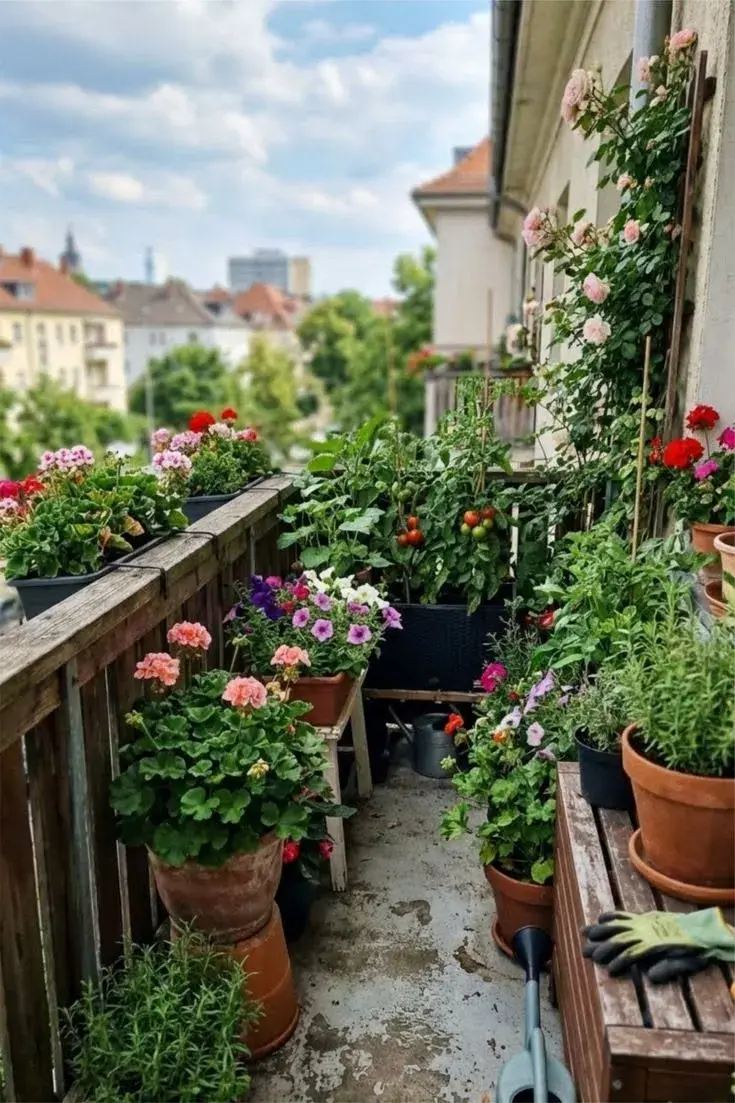 Srpnový balkon