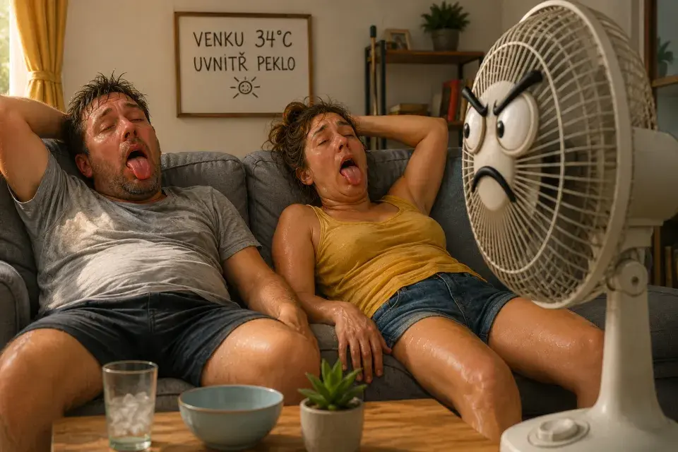Ochlazování domácnosti pomocí ventilátoru