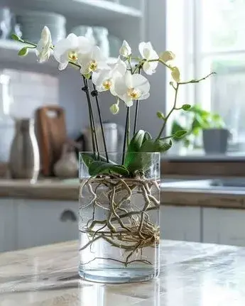 pěstování orchideje ve vodě