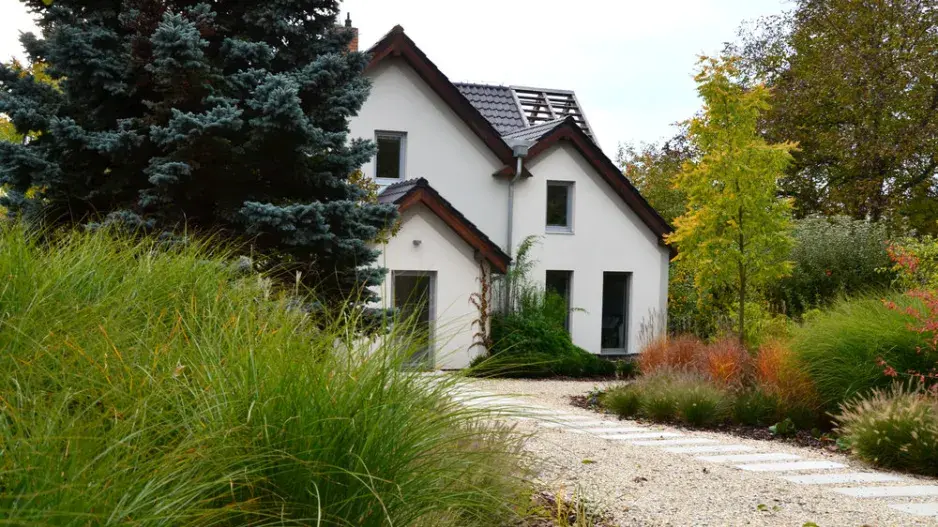 Předzahrádka a vstup do domu Předzahrádka a vstup do domu