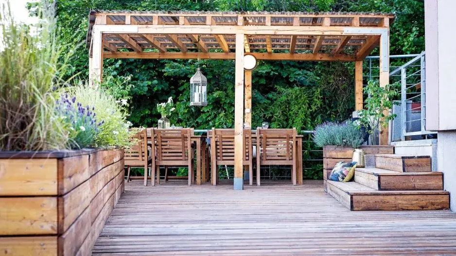 Pergola na terase Pergola na terase