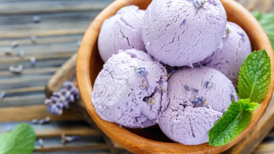 Levandulová zmrzlina