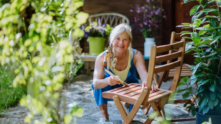 Oprava zahradního nábytku