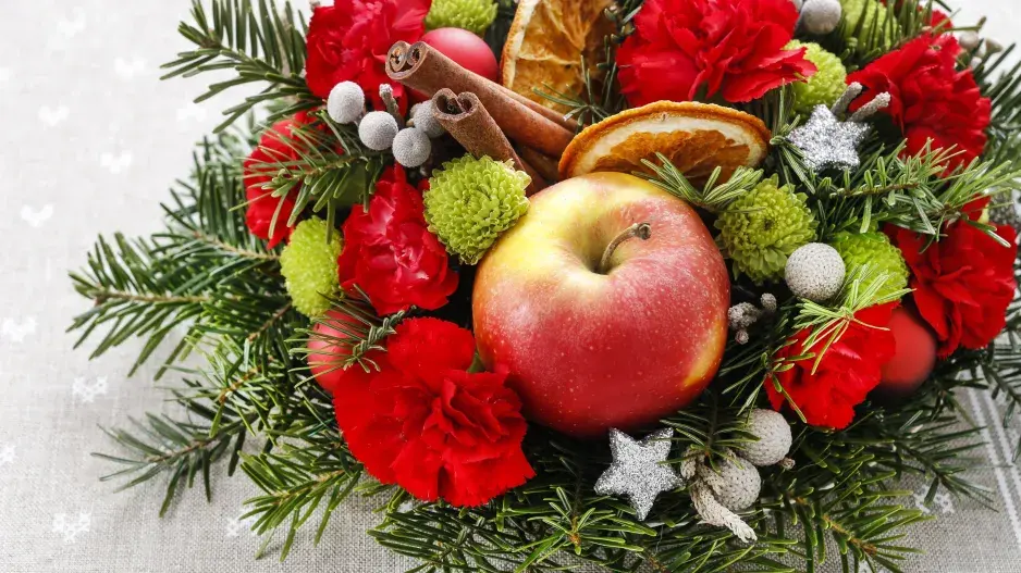 vánoční aranžmá