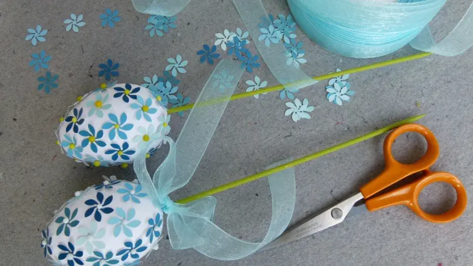 Hotový zápich ozdobte mašlí