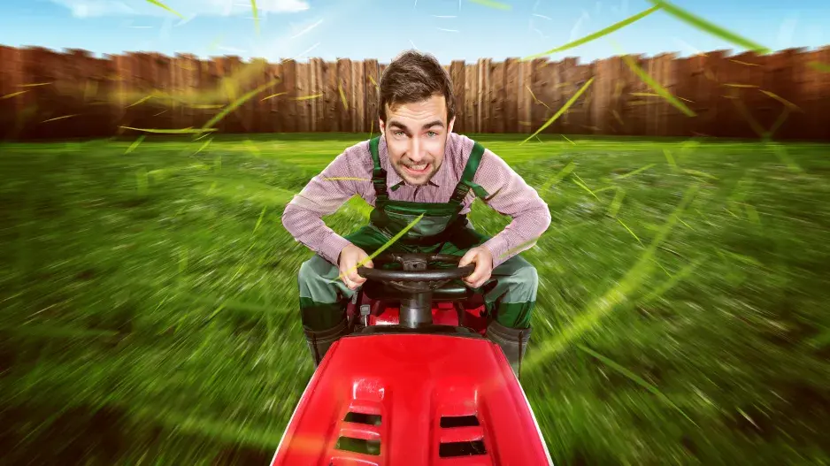 Sečení velkých travnatých ploch