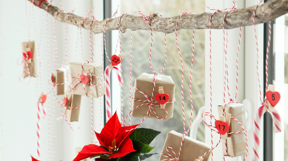 adventní kalendář DIY