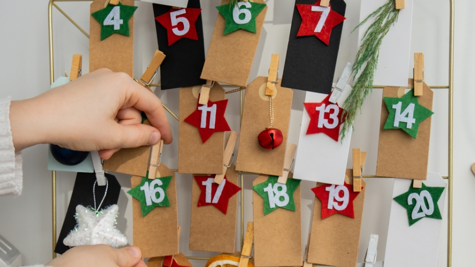 adventní kalendář DIY