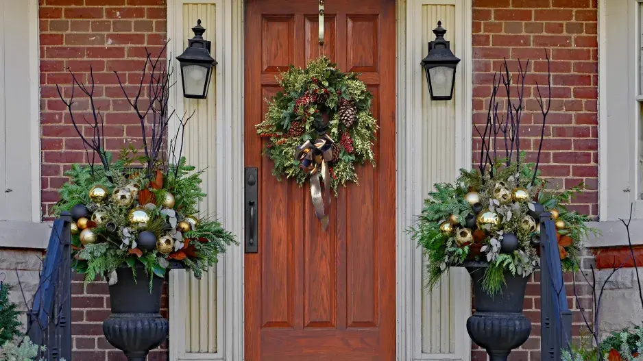 Vánoční výzdoba vstupního prostoru