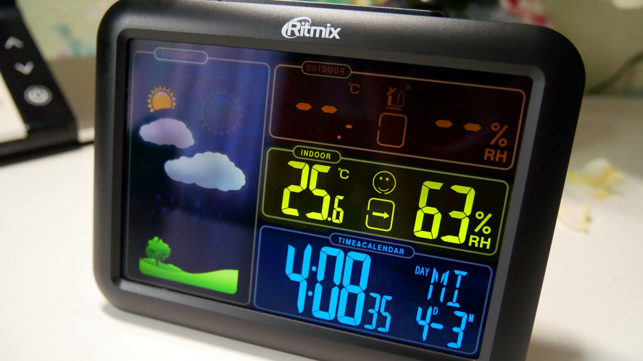 meteostanice do interiéru
